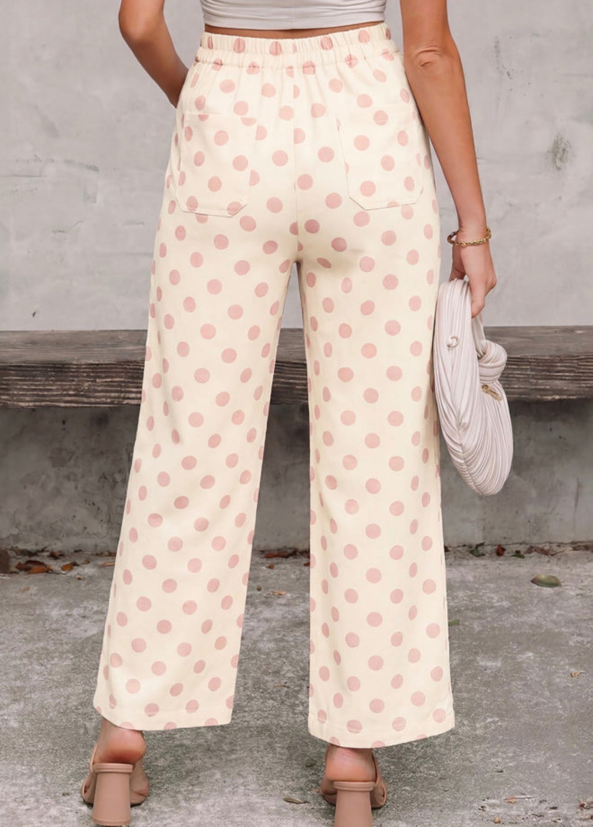 Pink Polka Dots Pants
